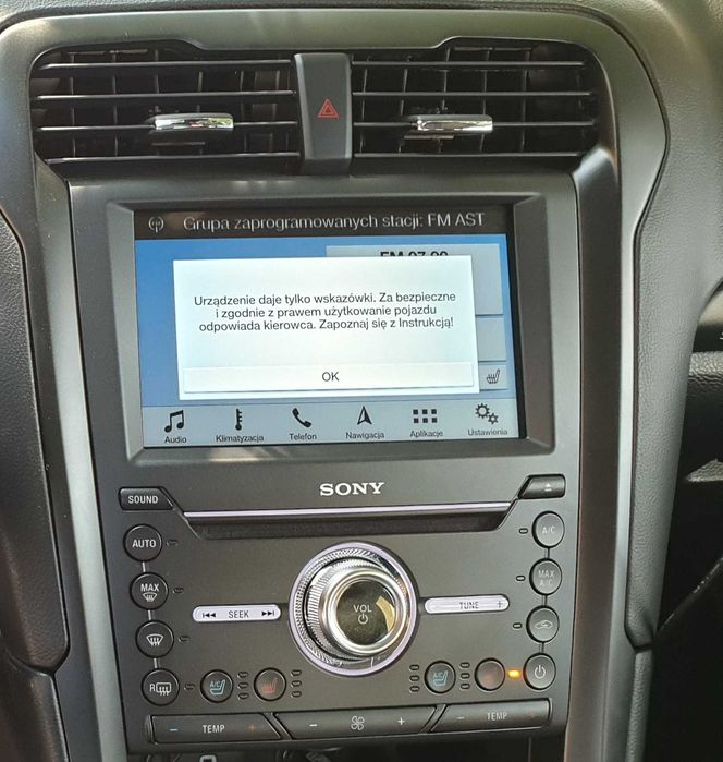 FORD Sync 3 Naprawa APIM MAPA USA Dotyk SYNC3 Wyświetlacz
