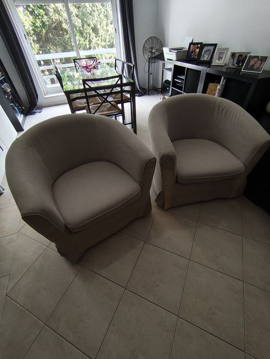 Poltronas  com capas