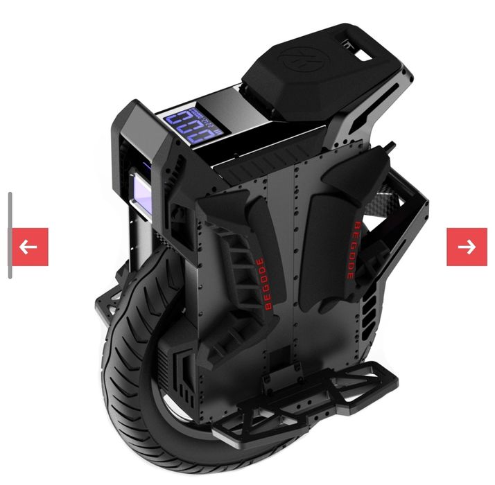 Begode X-Way Monociclo elétrico | Potência 4500W | Velocidade 62mph |