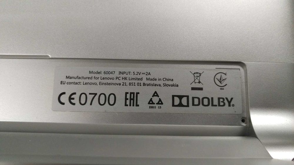 Планшет Lenovo B8000-h Yoga Tablet 10