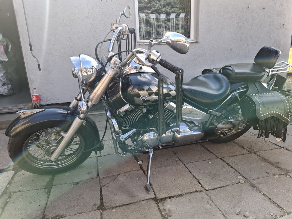 Drag Star 650 Super stan serwis sakwy wydechy  43 tys km zamiana na auto