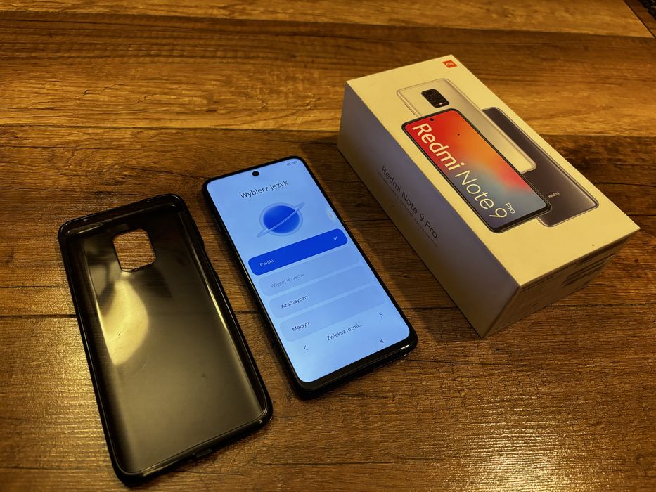 Redmi note 9 pro 64gb + karta 128 gb , mechanicznie bdb