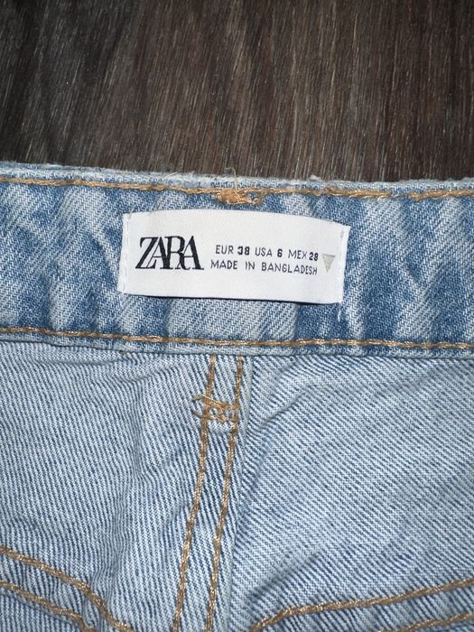 Піджак Zara жакет Zara голубі шоколад шкіряний бомбер