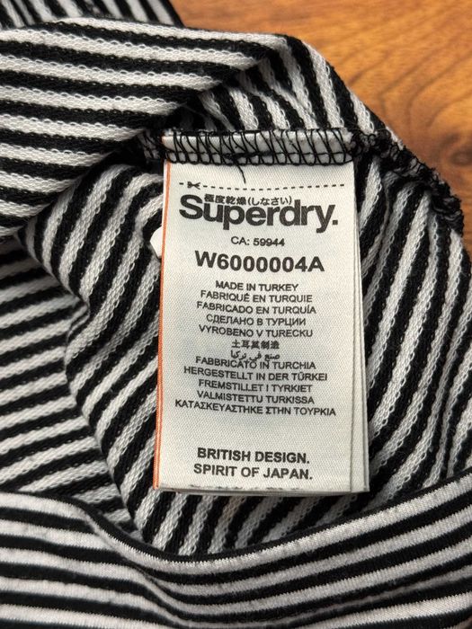 Bluzka w paski z długim rękawem bluzeczka Superdry 36 S