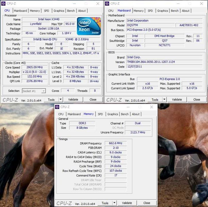 Системник Intel Xeon® X3440/Intel DQ57TM/8 Gb DDR3/MSI GTS 450 /500 Gb