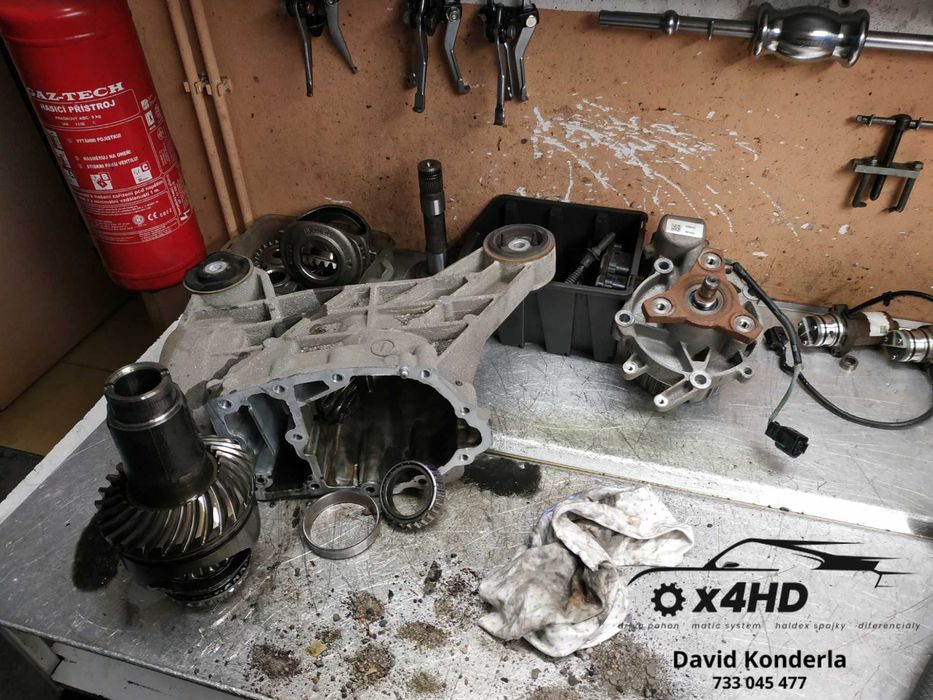 Tylny most Haldex Skoda Superb regeneracja +pompa, sprzęgło, oleje