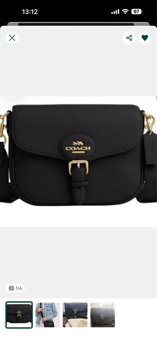 Сумка Coach Амелия новая
