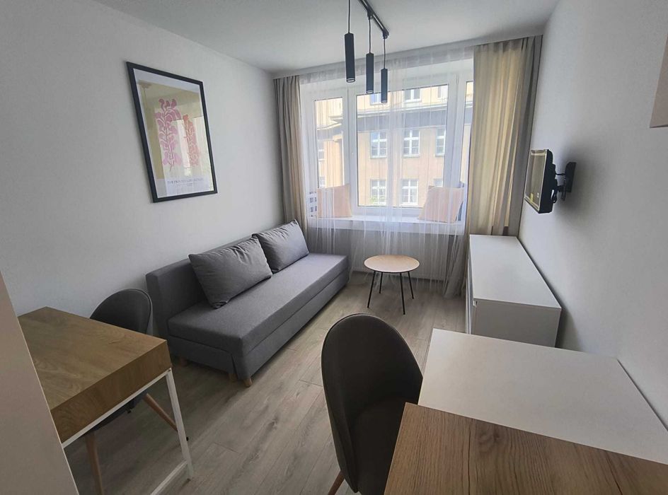 Bezpośrednio, niski czynsz, gotowe do zamieszkania, w 100% wyposażone, Katowice centrum, winda, co, KW.