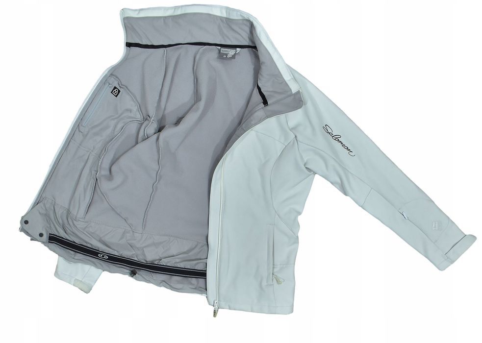 Salomon Clima Pro Damska Biała Kurtka Trekkingowa Softshell L