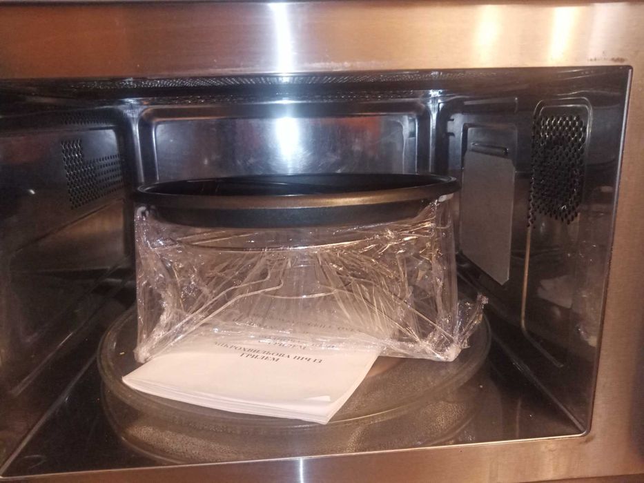 Микроволновая печь с грилем Нержавейка