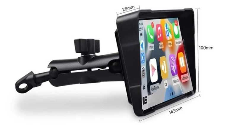 (NOVO) Moto Carplay e Android Auto c/câmara