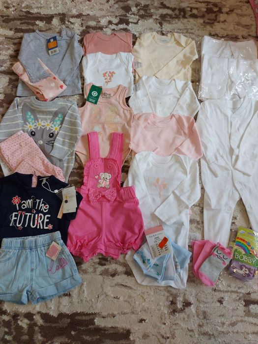 Пакет вещей на девочку от 0до 9мес