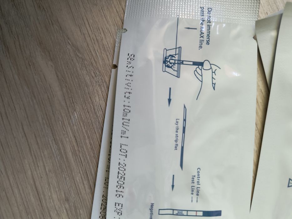 Testy ciążowe HCG  50 szt czułość 10