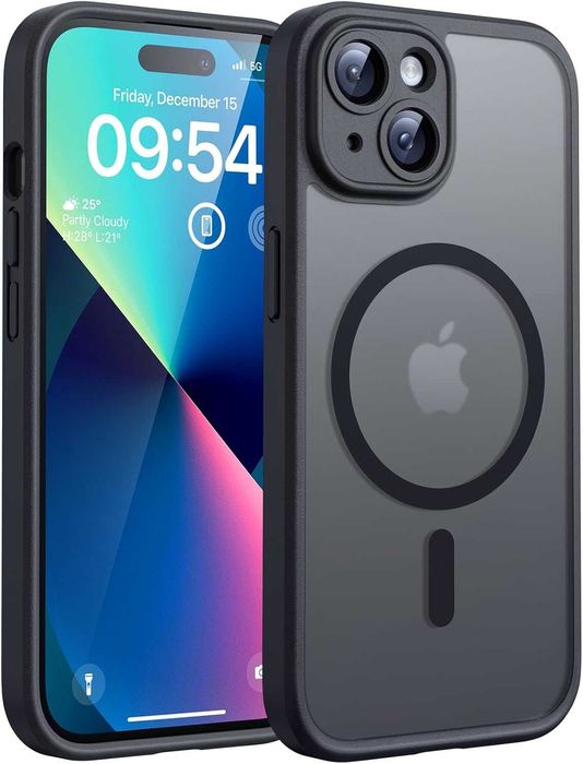 TOCOL 3w1 plecki iPhone'a 13 z 2 ochr.ekranu pasuje do MagSafe