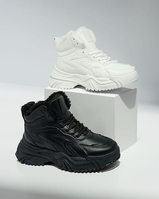 2 KOLORY 36 37 38 sneakersy 39 40 41 zimowe sportowe ocieplane futerko