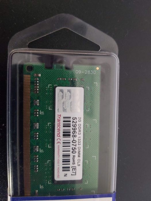 Memoria DDR 3 capacidade 2G