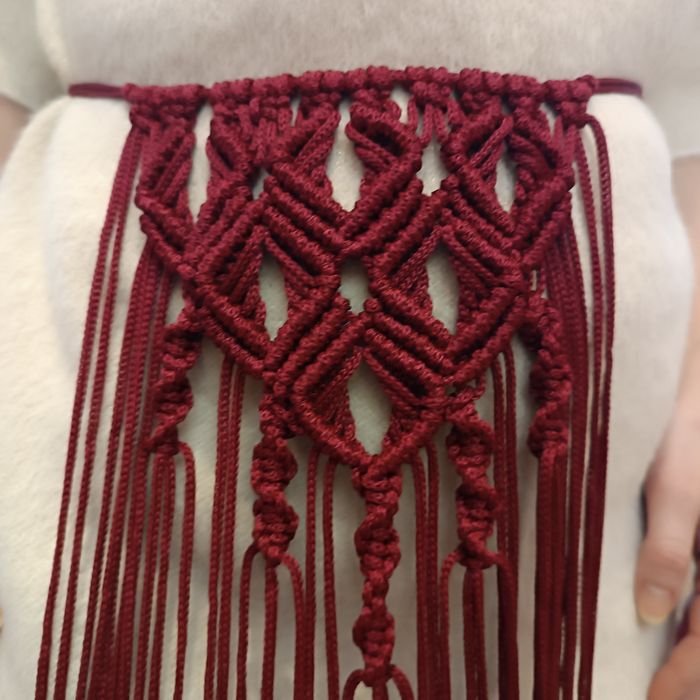 ПрипиндА/пояс у техніці макраме "Руна"