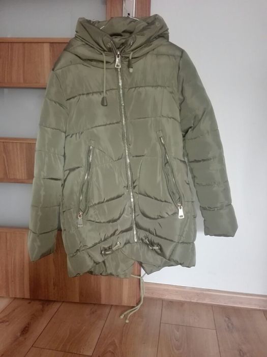 Kurtka parka khaki zimowa 38