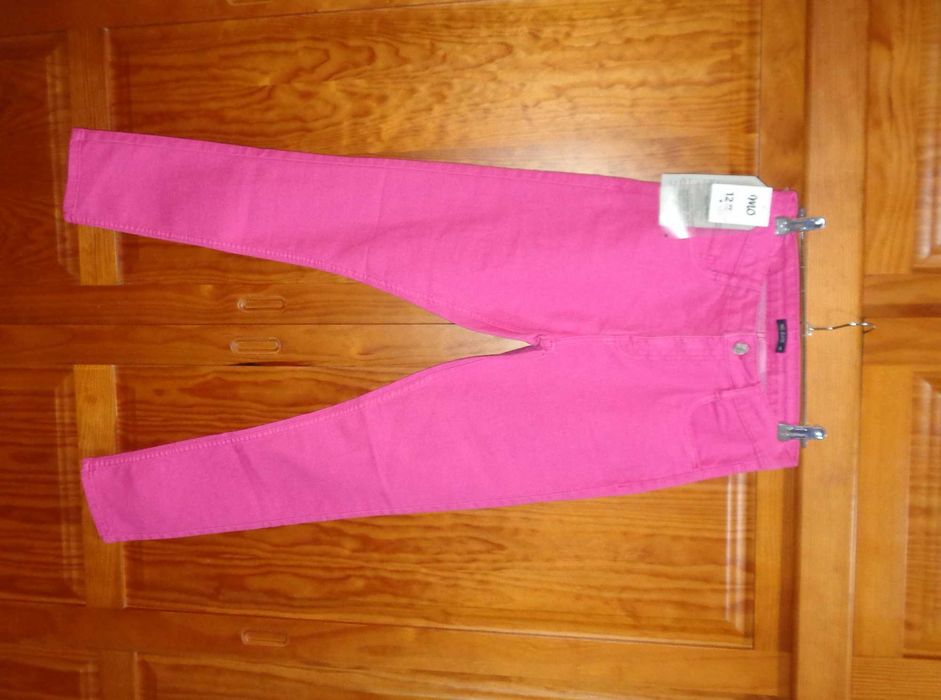 Calças de ganga rosa da MO para mulher tamanho 38  (Nova com etiqueta)