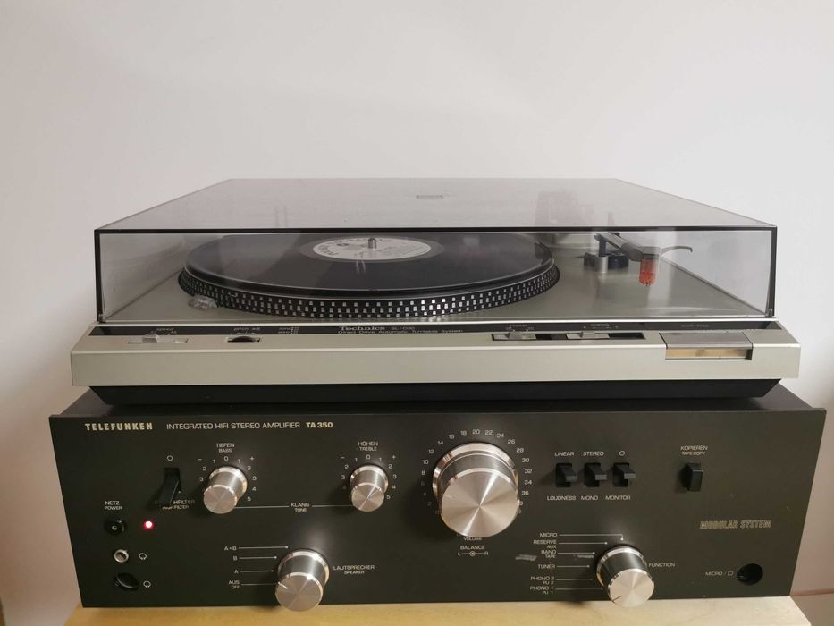 Gramofon Technics SL-D30 + Wzmacniacz Telefunken TA 350