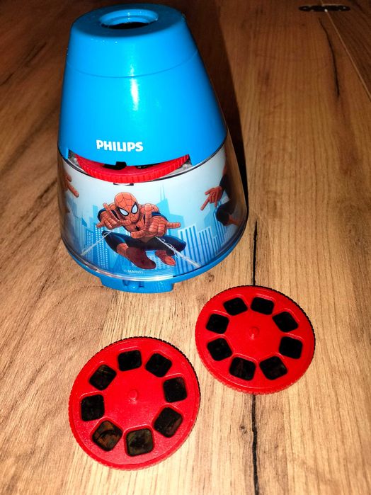 Lampka Philips Spider Man z projektorem.