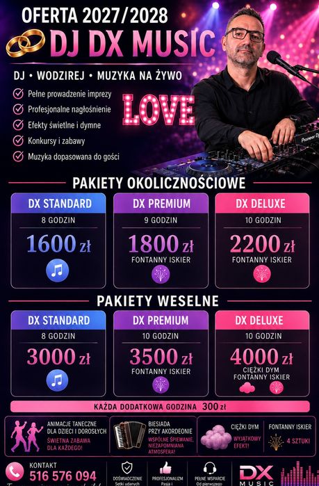 Dj  Wodzirej/AKORDEON/ na Wesele 18-stkę-urodziny- imprezę-Katowice