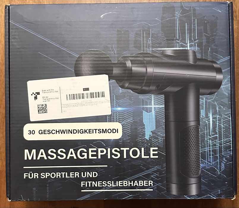 Вібраційний ударний мʼязовий масажер Massage Gun Zerolia