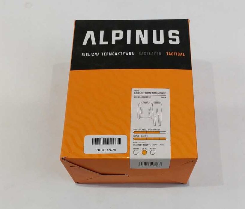 Bielizna termoaktywna dziewczynka Alpinus  Mora roz 136-152