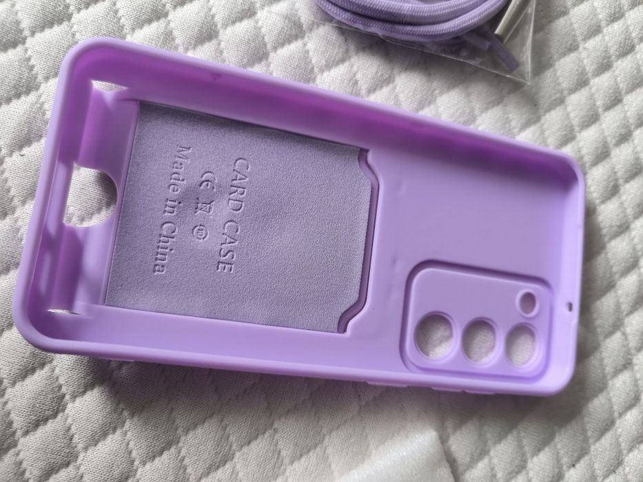 Etui na Samsung S23 Plus stand smycz pokrowiec ring silikonowe fiolet