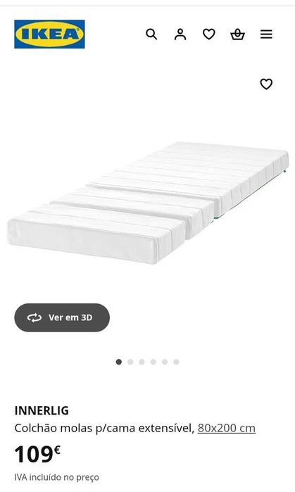 Cama extensível Sundvik Ikea64861417534467124