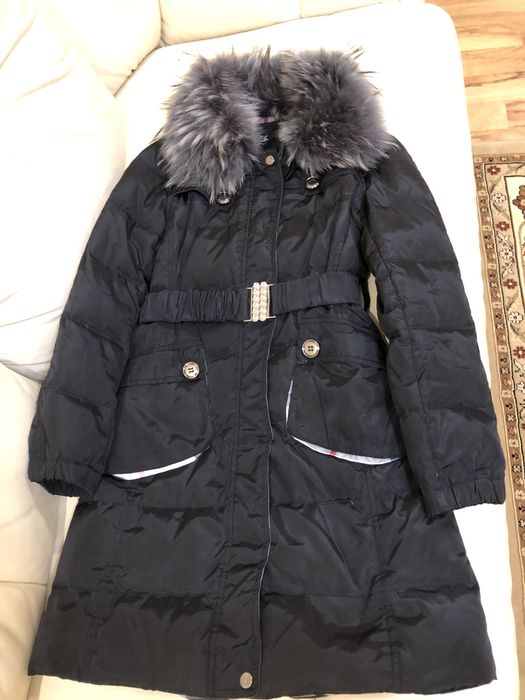 Стильный пуховик Италия.Воротник писец.Р-p S.