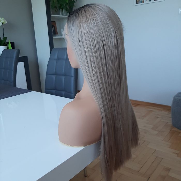 Peruka lace front blond DUSTY 55 cm