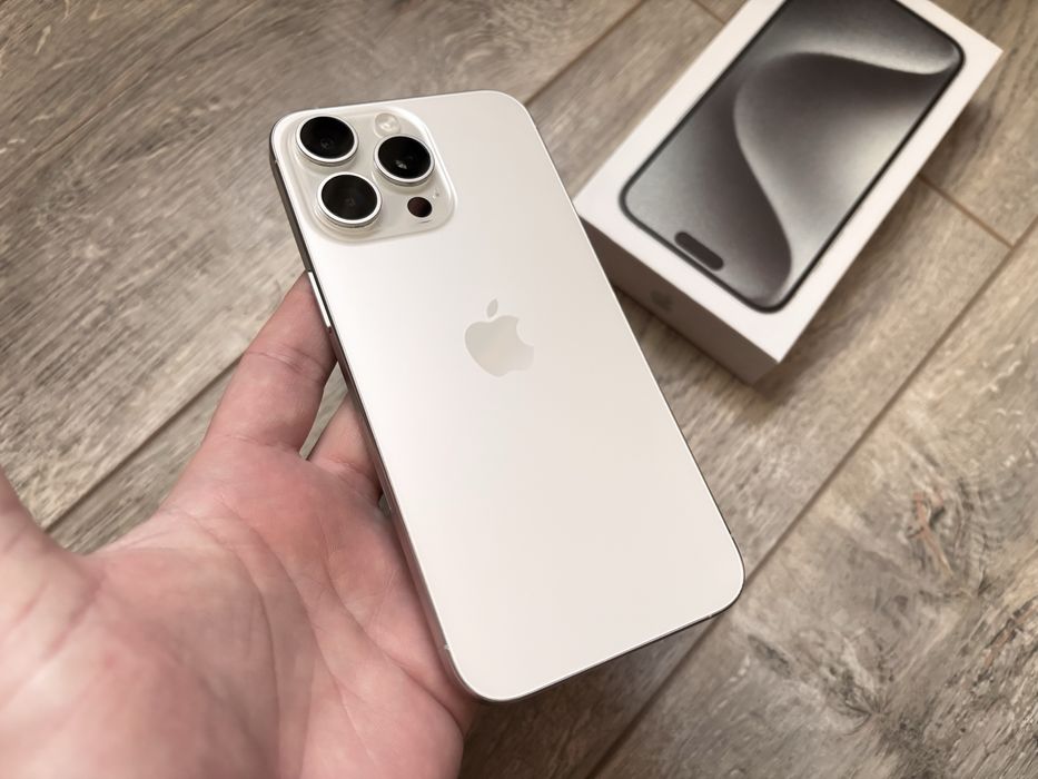 iPhone 15 Pro Max 256gb White Titanium