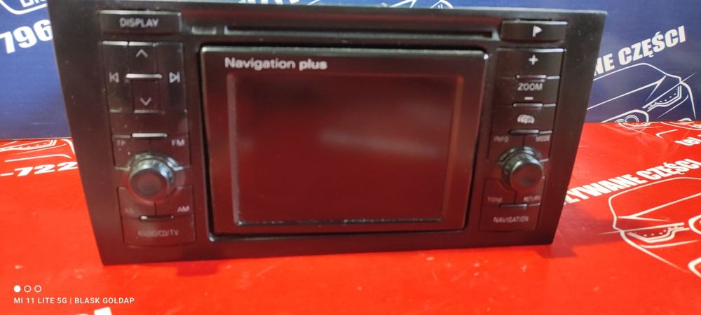 Radio Navigation Plus Blaupunkt z Kodem  Audi A6 C5 1999 Blask Gołdap