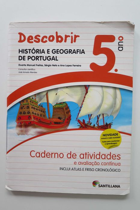 Caderno de atividades História eGeografia 5º ano “Descobrir” Santilana