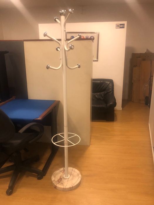 Cabide e bengaleiro  base mármore