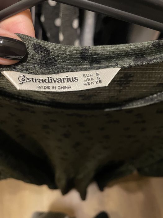 Sukienka midi, khaki, stradivarius s