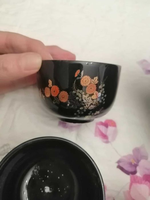 Bonito bule com 6 taças para chá de estilo oriental