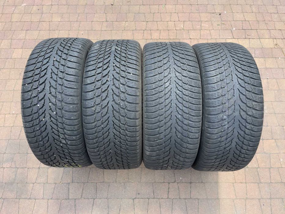 3874. Opony zimowe 245/45/18 Nokian 2022r 8/4.5mm cena za 4szt