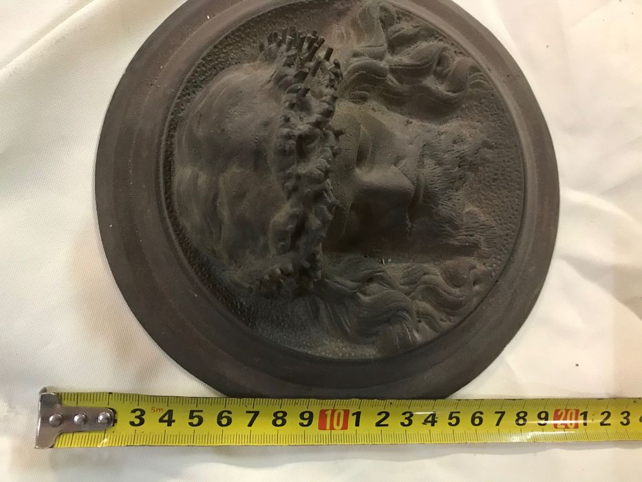 Arte Sacra - Cabeça de Cristo em bronze