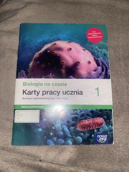 Biologia na czasie  1 Karty pracy  nowa era
