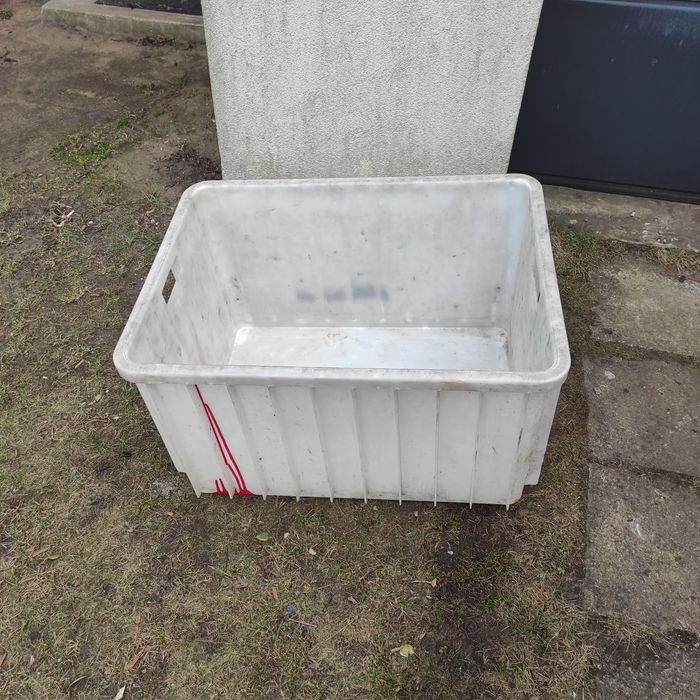 Skrzynka 80x60x45 cm plastikowa żebrowana okazja olx!
