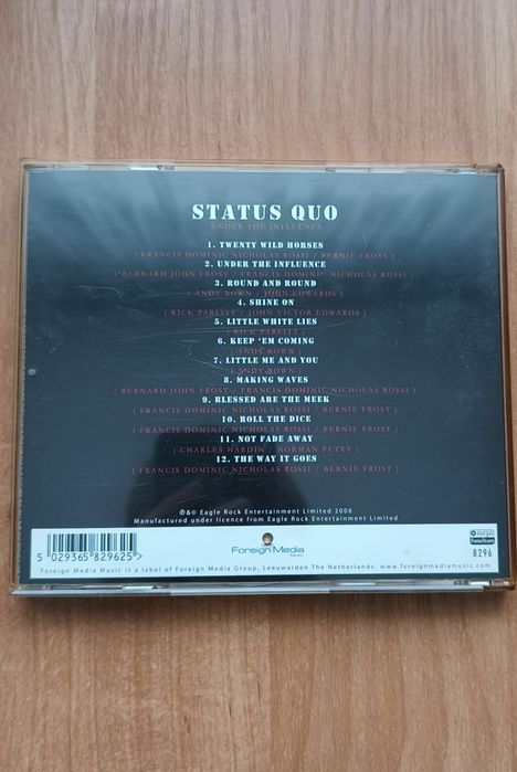 Status Quo Under the Influence CD