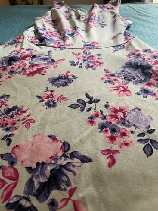 Vestido flores bershka