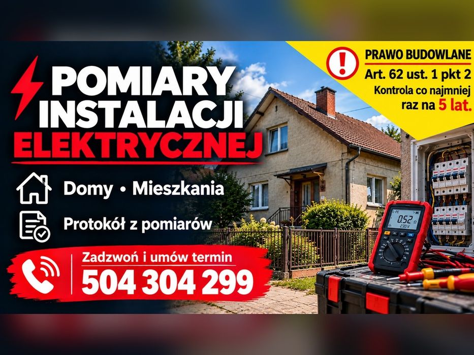 Pomiary instalacji elektrycznej – domy, mieszkania, protokół