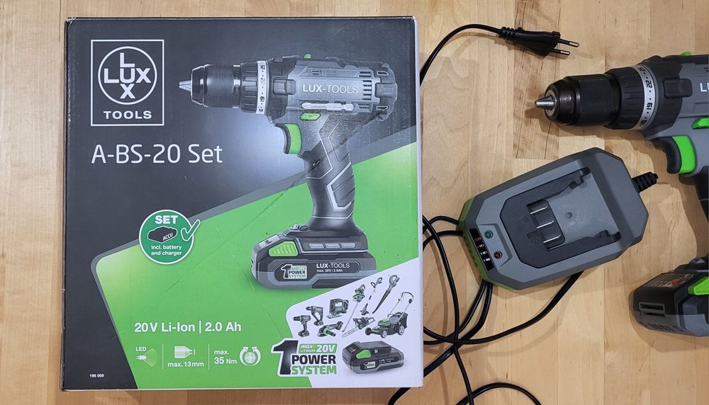 Акумуляторний шуруповерт LUX-TOOLS A-BS-20 Set