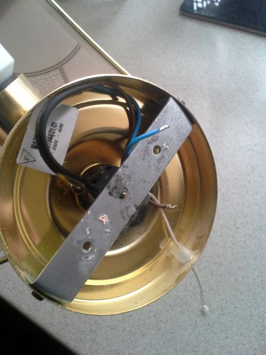 Kinkiet kolor złoty