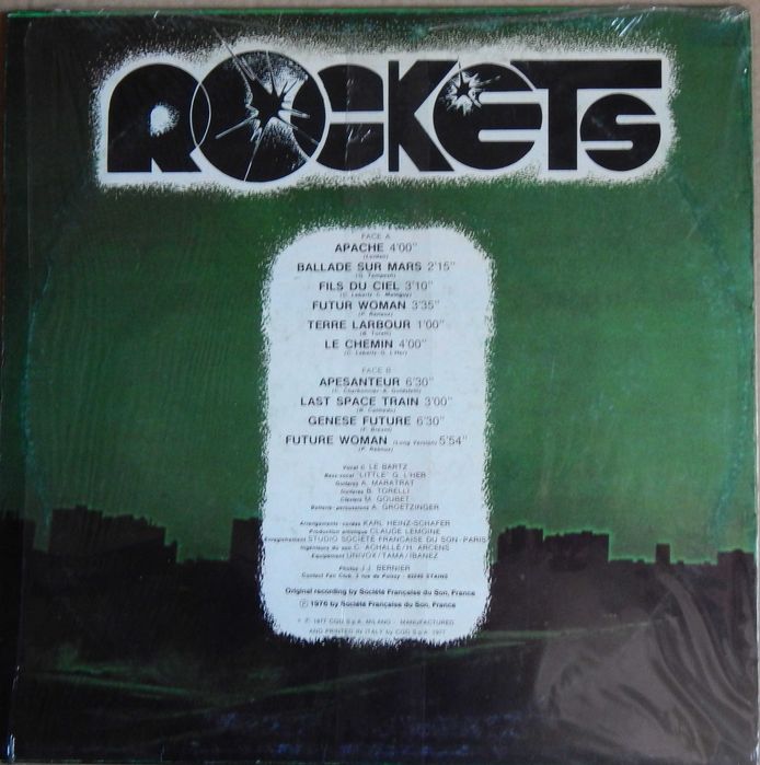 Rockets – Rockets (Derby – DBR 20005, Italy) EX+/EX+