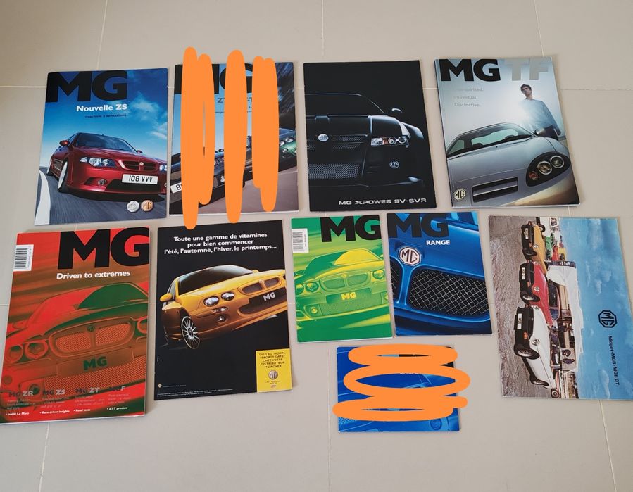 Catálogos Rover, MG, British Leyland, Austin Morris