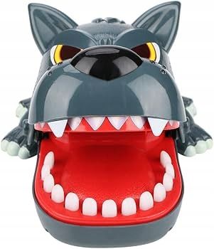 krokodyl - wilk u dentysty gra interaktywna naciśnij ząb